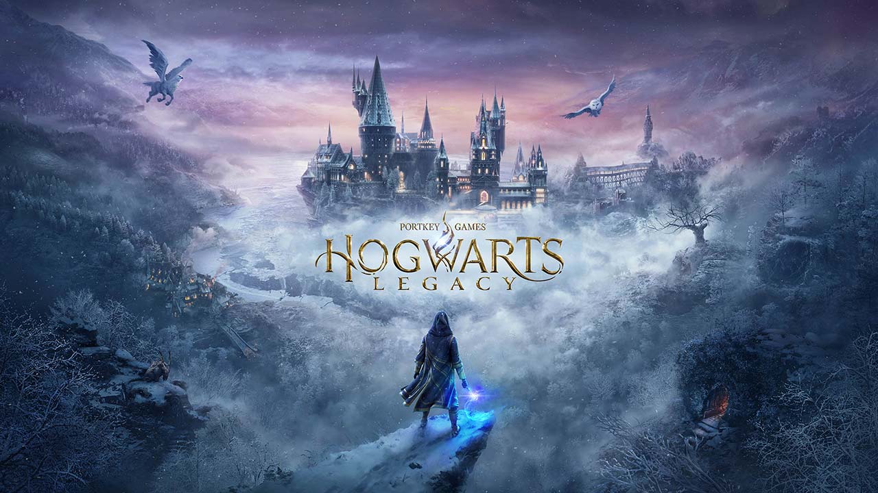 tela de inicio do jogo hogwars legacy